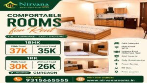 Book a Fully Furnished 1 BHK Flat in Sector 46 Gurgaon from ₹35,000/Month