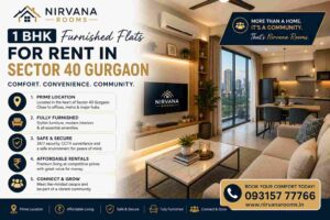 1 BHK for Rent in Sector 40 Gurgaon – Furnished Flats | Nirvana Rooms